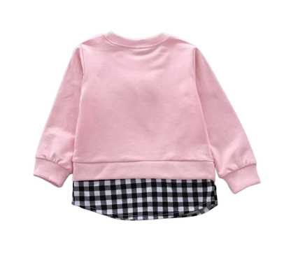 The Mary - Baby Girl Casual Plain Colour Tops + Pants