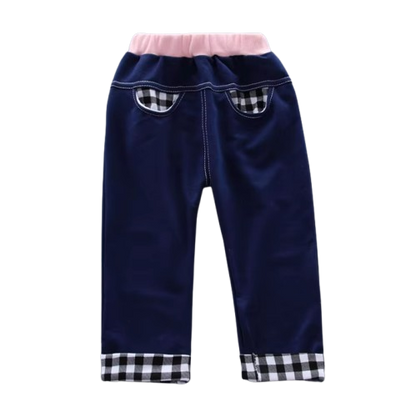 The Mary - Baby Girl Casual Plain Colour Tops + Pants