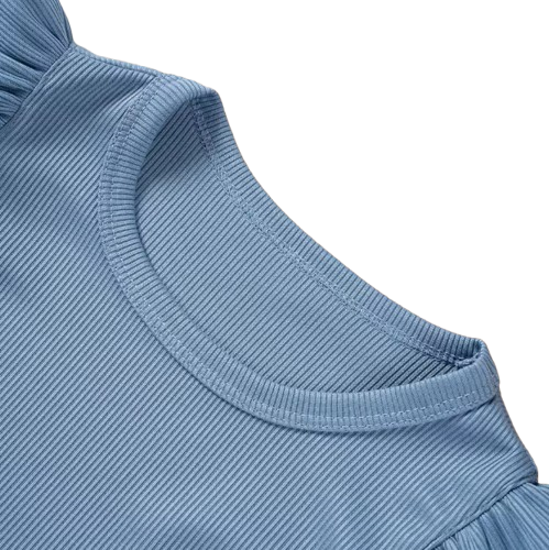 The Esther - Baby Girl Fly Sleeve Ruffle Shirt + Shorts