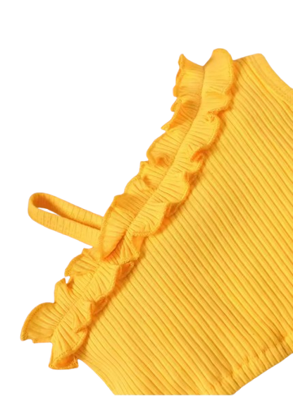 The Peyton - Baby Girl Summer Sling Sleeveless Sunflower Print Dress