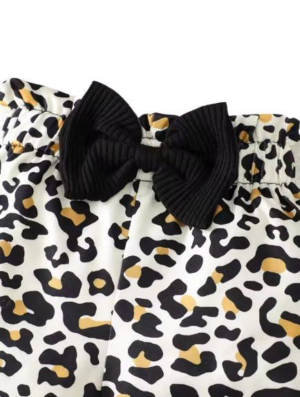 The Margot - Baby Girl Black Sling Sleeveless Cotton Big Bow Print Dress