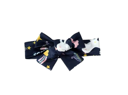 The Kehlani - Baby Girl Pink Tops Cotton Suspender Digital Printed Bow Shorts