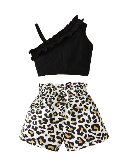 The Oaklynn - Baby Girl Black Sling Sleeveless Cotton Big Bow Dress