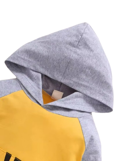 The Kyrie - Baby Boy  Cute Cartoon Long Sleeve Hoodie + Pants