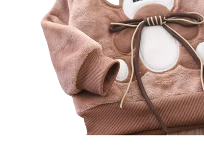 The Wrenley - Baby Unisex Thick Flannel  Cartoon Rabbit Sleepwear