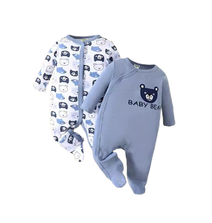 The Javier - Baby Boy Tie Feet Little Bear Cute Bodysuit