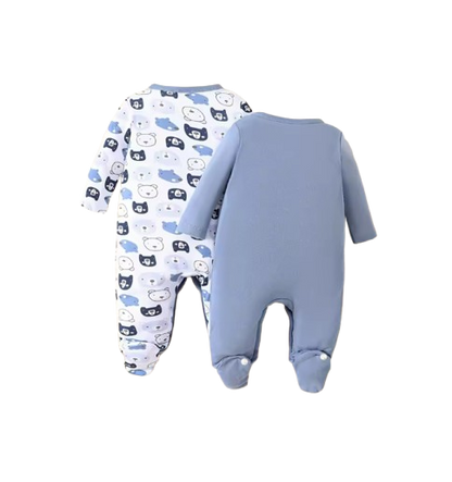 The Javier - Baby Boy Tie Feet Little Bear Cute Bodysuit