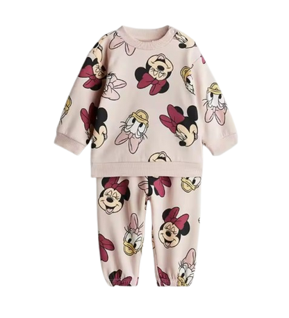 The Rory - Baby Unisex Mickey Long Sleeve Cotton Sweat Shirt + Pants