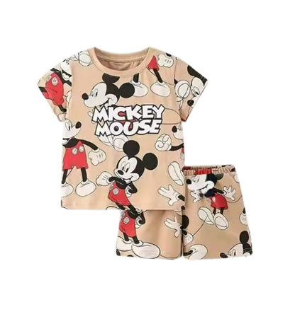 The Ismael - Baby Unisex Cartoon Design T-Shirt + Shorts