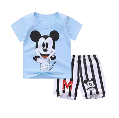 The Ismael - Baby Unisex Cartoon Design T-Shirt + Shorts