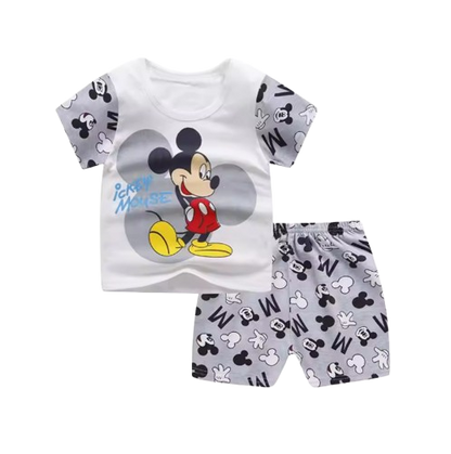 The Ismael - Baby Unisex Cartoon Design T-Shirt + Shorts