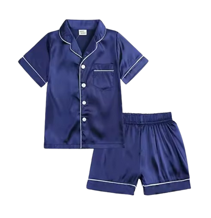 The Cohen - Baby Unisex Stain Silk Soft Solid Colour Pajama Set