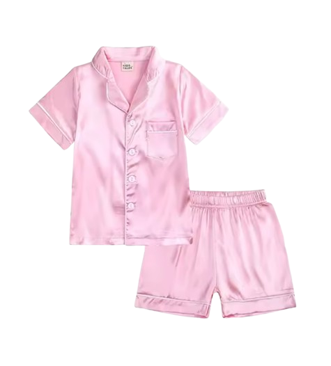 The Cohen - Baby Unisex Stain Silk Soft Solid Colour Pajama Set