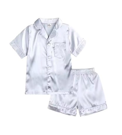 The Cohen - Baby Unisex Stain Silk Soft Solid Colour Pajama Set