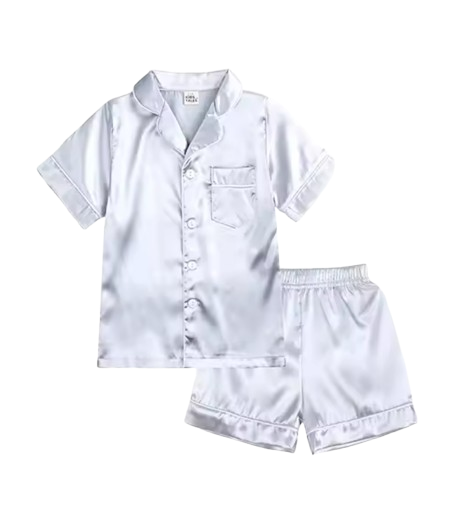 The Cohen - Baby Unisex Stain Silk Soft Solid Colour Pajama Set
