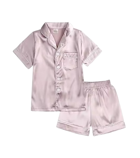 The Cohen - Baby Unisex Stain Silk Soft Solid Colour Pajama Set