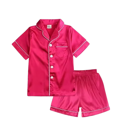 The Cohen - Baby Unisex Stain Silk Soft Solid Colour Pajama Set