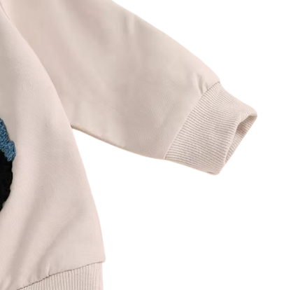 The Mark - Baby Boy Tractor Embroidery Long Sleeve Sweatshirt and Pants Set