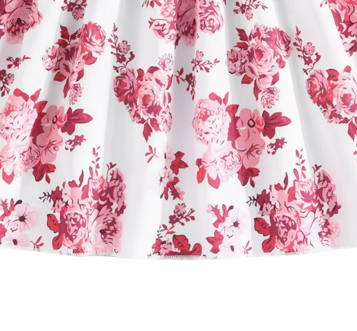 The Cataleya - Baby Girl Cotton Ruffled Sleeveless Floral Princess Dress