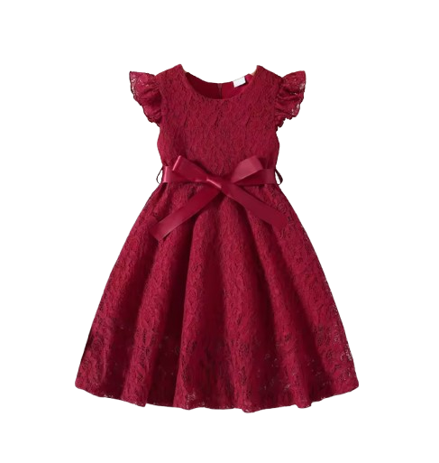 The Gracie - Baby Girl Candy Color Lace Dress