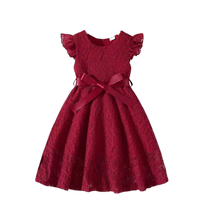 The Gracie - Baby Girl Candy Color Lace Dress