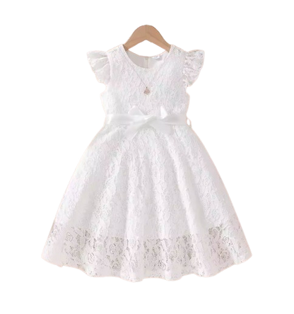 The Gracie - Baby Girl Candy Color Lace Dress