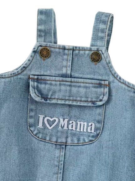 The Collins - Baby Unisex Long Sleeve Top + Suspenders Pants
