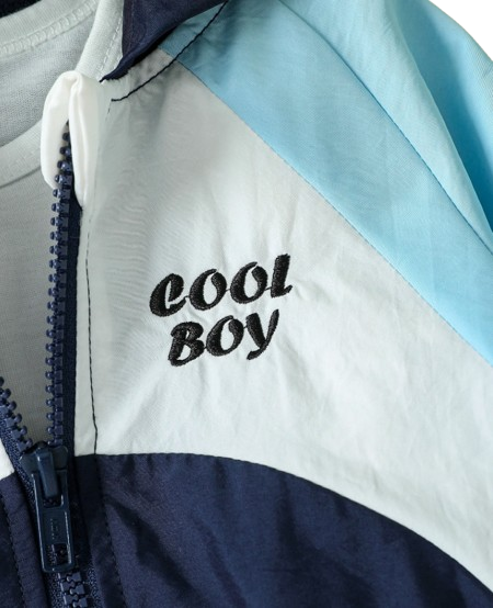 The Rome - Baby Boy Long Sleeve Coats Hooded Windbreaker With Pocket Zipper