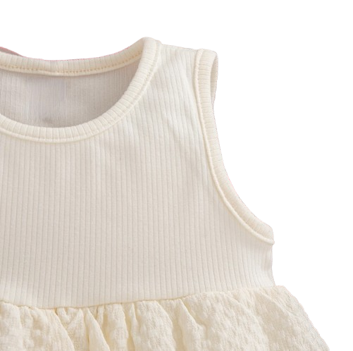 The Alexandria - Baby Girl Red Bow Knit Red Coat with Sleeveless Cake Dress