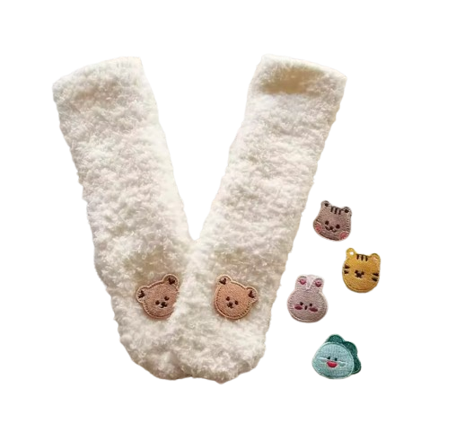 The Anahi - Baby Girl One Size Thick Warm Long Anti Slip Winter  Socks
