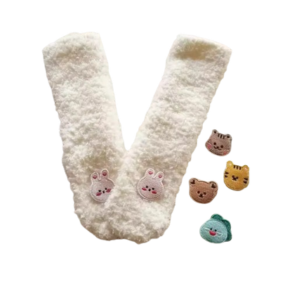 The Anahi - Baby Girl One Size Thick Warm Long Anti Slip Winter  Socks