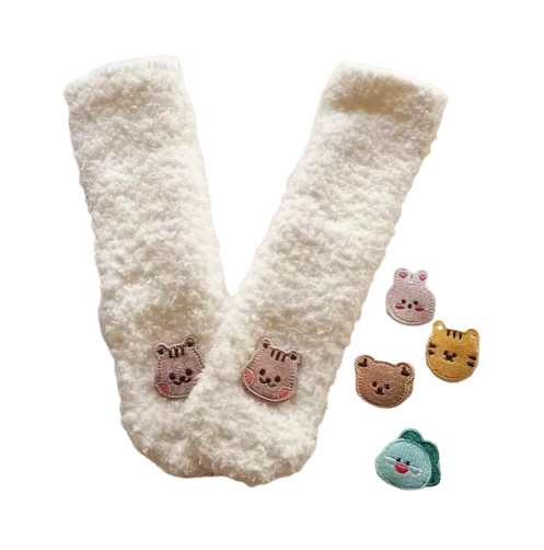 The Anahi - Baby Girl One Size Thick Warm Long Anti Slip Winter  Socks