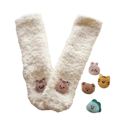 The Anahi - Baby Girl One Size Thick Warm Long Anti Slip Winter  Socks