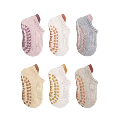 The Alivia - Baby Unisex Cotton Non-Slip Floor Learn To Walk Ankle Socks