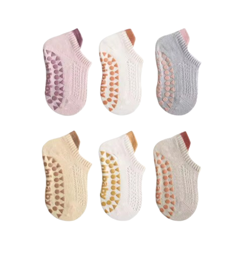 The Alivia - Baby Unisex Cotton Non-Slip Floor Learn To Walk Ankle Socks