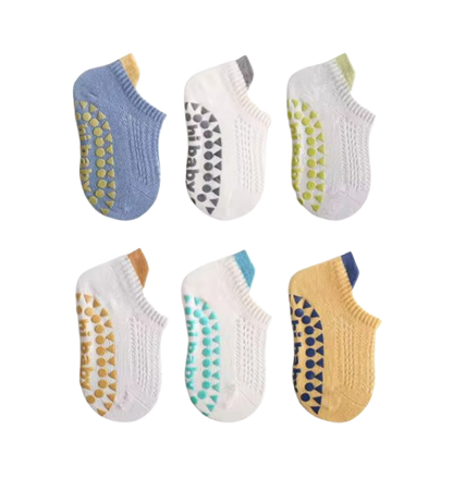The Alivia - Baby Unisex Cotton Non-Slip Floor Learn To Walk Ankle Socks