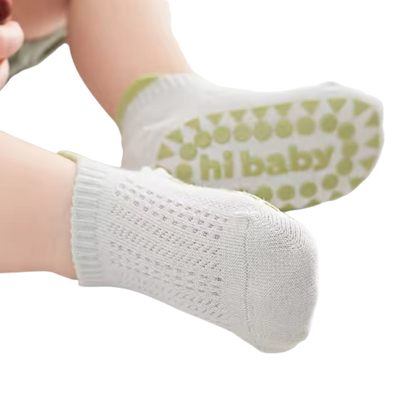 The Alivia - Baby Unisex Cotton Non-Slip Floor Learn To Walk Ankle Socks