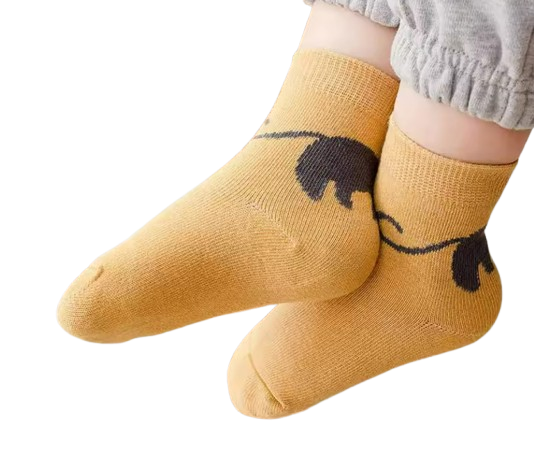The Camilo - Baby Unisex 5 Pairs Cartoon Cat Pattern Breathable Socks