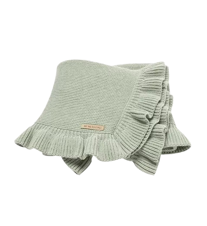 The Gregory - Knitted Baby Blanket 90×70cm – Soft Reversible Swaddle Wrap Sleepsack for Newborn Boys & Girls