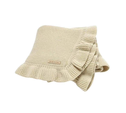 The Gregory - Knitted Baby Blanket 90×70cm – Soft Reversible Swaddle Wrap Sleepsack for Newborn Boys & Girls