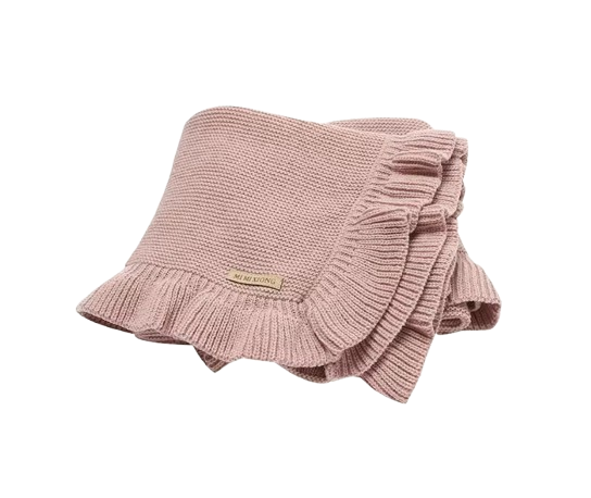 The Gregory - Knitted Baby Blanket 90×70cm – Soft Reversible Swaddle Wrap Sleepsack for Newborn Boys & Girls