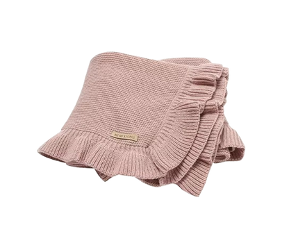 The Gregory - Knitted Baby Blanket 90×70cm – Soft Reversible Swaddle Wrap Sleepsack for Newborn Boys & Girls