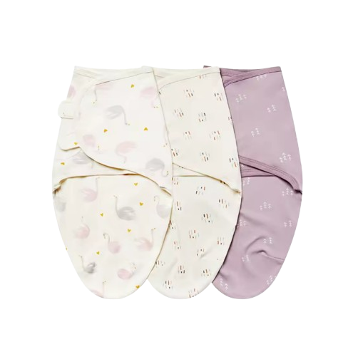The Kolton - 3‑Pack Newborn Swaddle Blankets – 100% Cotton Adjustable Baby Wraps for Boys & Girls (0–6 Months)