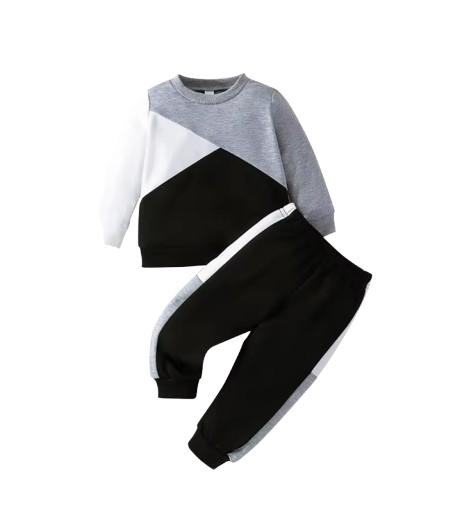 The Connor - Baby Boy Casual Long Sleeve Crewneck Tops + Pants