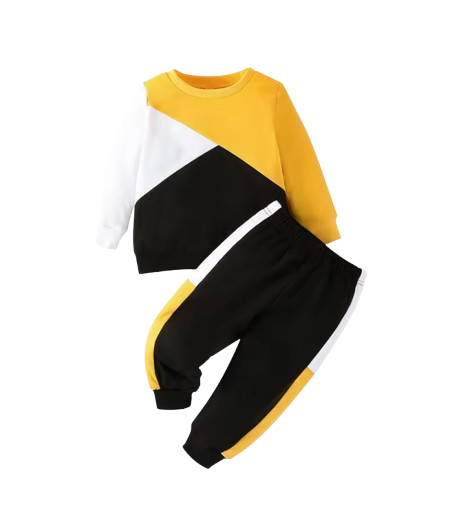 The Connor - Baby Boy Casual Long Sleeve Crewneck Tops + Pants