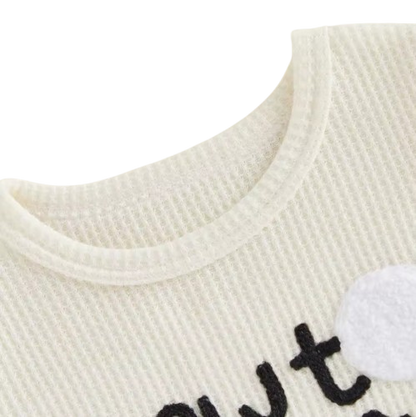 The Boston - Infant/Newborn Summer Set – Golf Embroidery Crew Neck Romper + Matching Shorts 2‑Piece