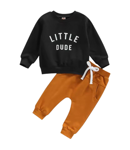 The Sebastian - Baby Boy Clothes Set Letter Long Sleeve Top + Pants Tracksuit Outfit 0‑3 Years