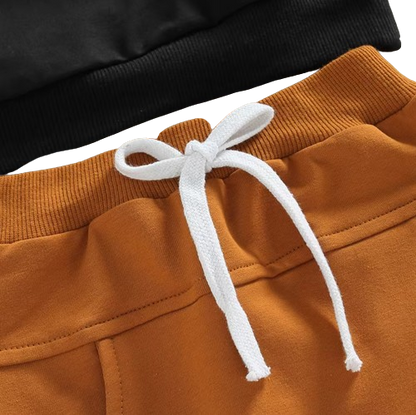 The Sebastian - Baby Boy Clothes Set Letter Long Sleeve Top + Pants Tracksuit Outfit 0‑3 Years