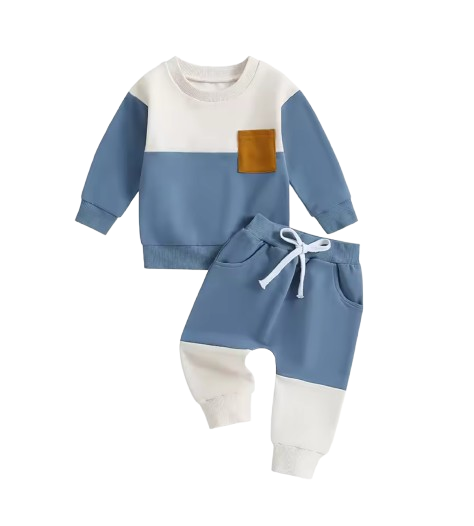 The Felix - Toddler Boy Fall Winter Clothes Long Sleeve Sweatshirt & Pants 2Pcs Casual Set