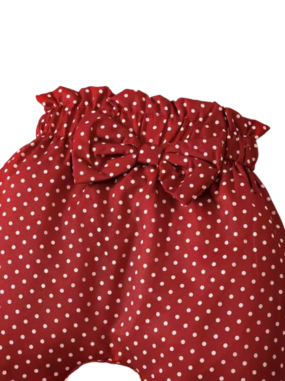 The Nellie - Baby Girl Rabbit Print Long Sleeve Bodysuit + Pants & Headband 3‑Pcs Set